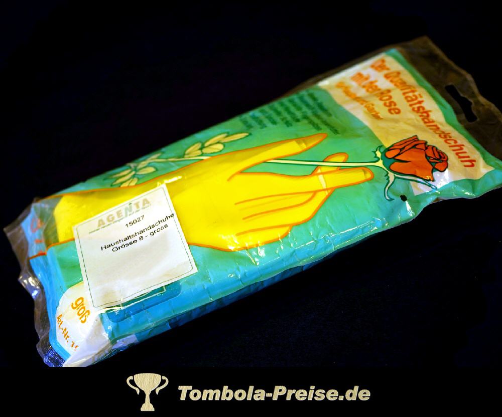 TreuePräsent Gummi-Handschuhe groß