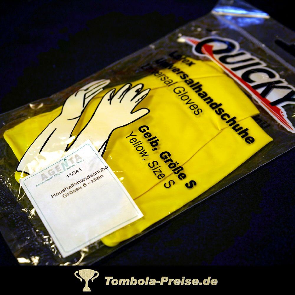 TreuePräsent Gummi-Handschuhe klein
