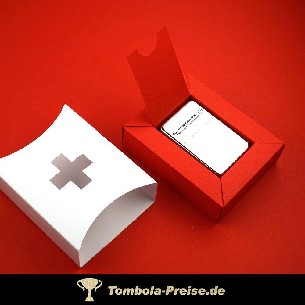 Benzinfeuerzeug in Geschenkverpackung