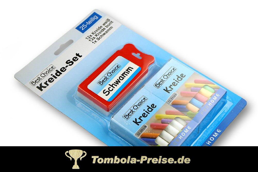 Kreide-Set mit Schwamm