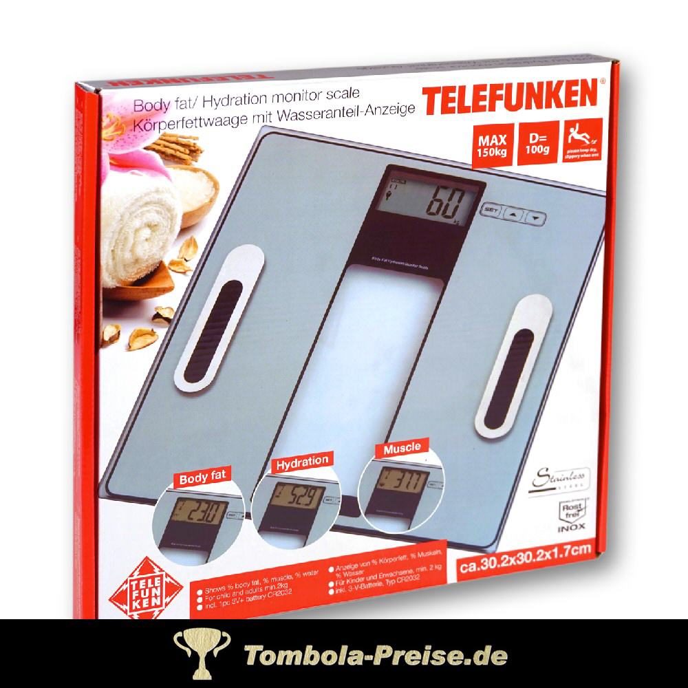 Digitalwaage mit Körperfettanzeige