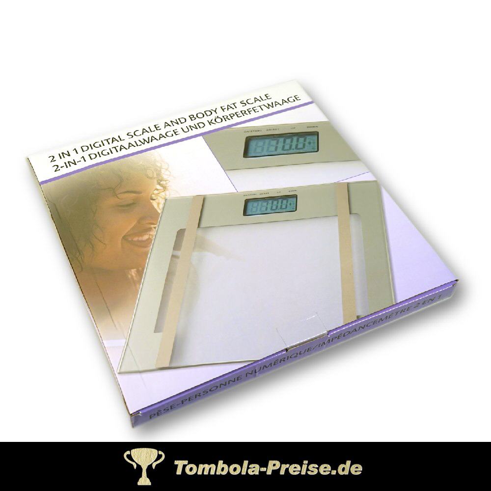 TreuePräsent Digital- & Körperfettwaage