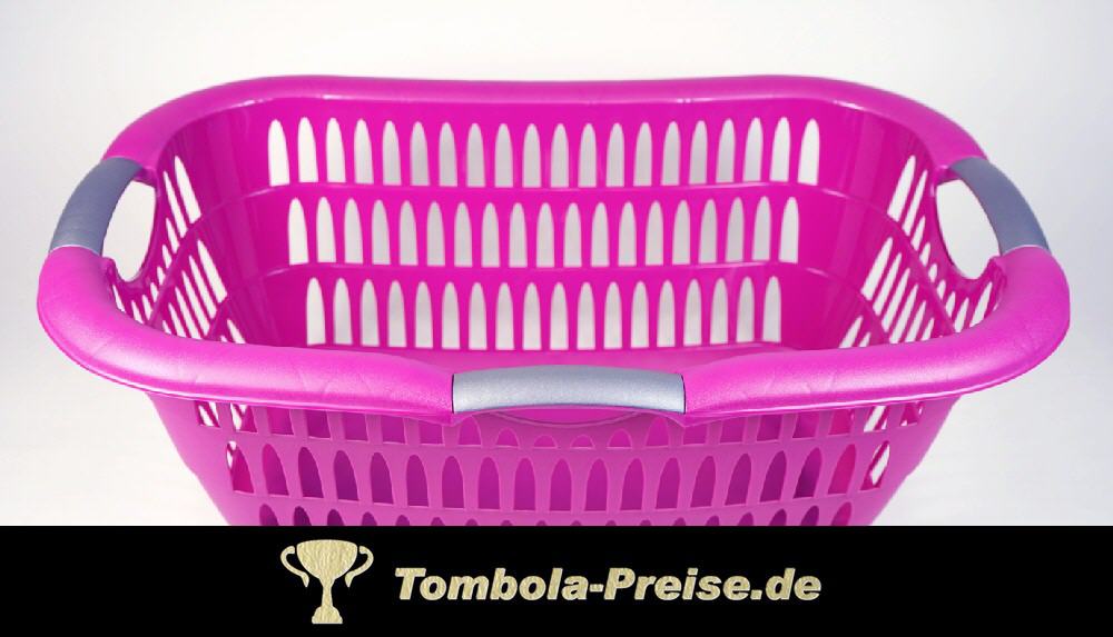 TreuePräsent Waschkorb aus Kunststoff 60 x 40 x 22 cm