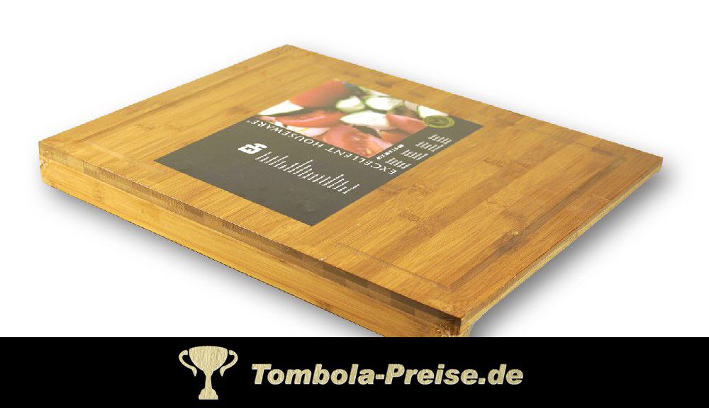 TreuePräsent Küchen-Arbeitsbrett Bambus