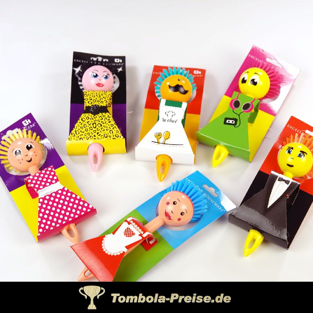 Spülbürsten im lustigen Design