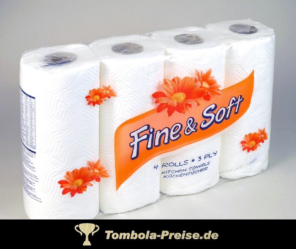 TreuePräsent Küchenrollen 4er-Pack