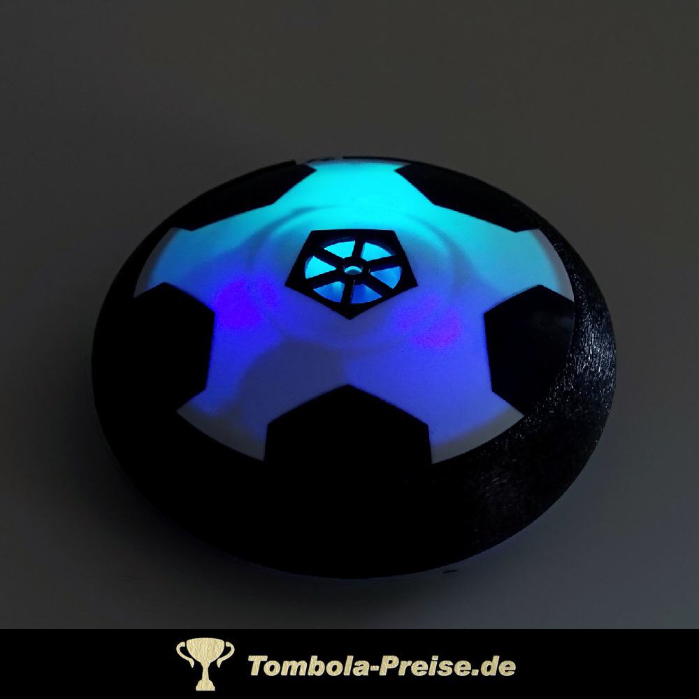 Luftkissen-Fußball beleuchtet