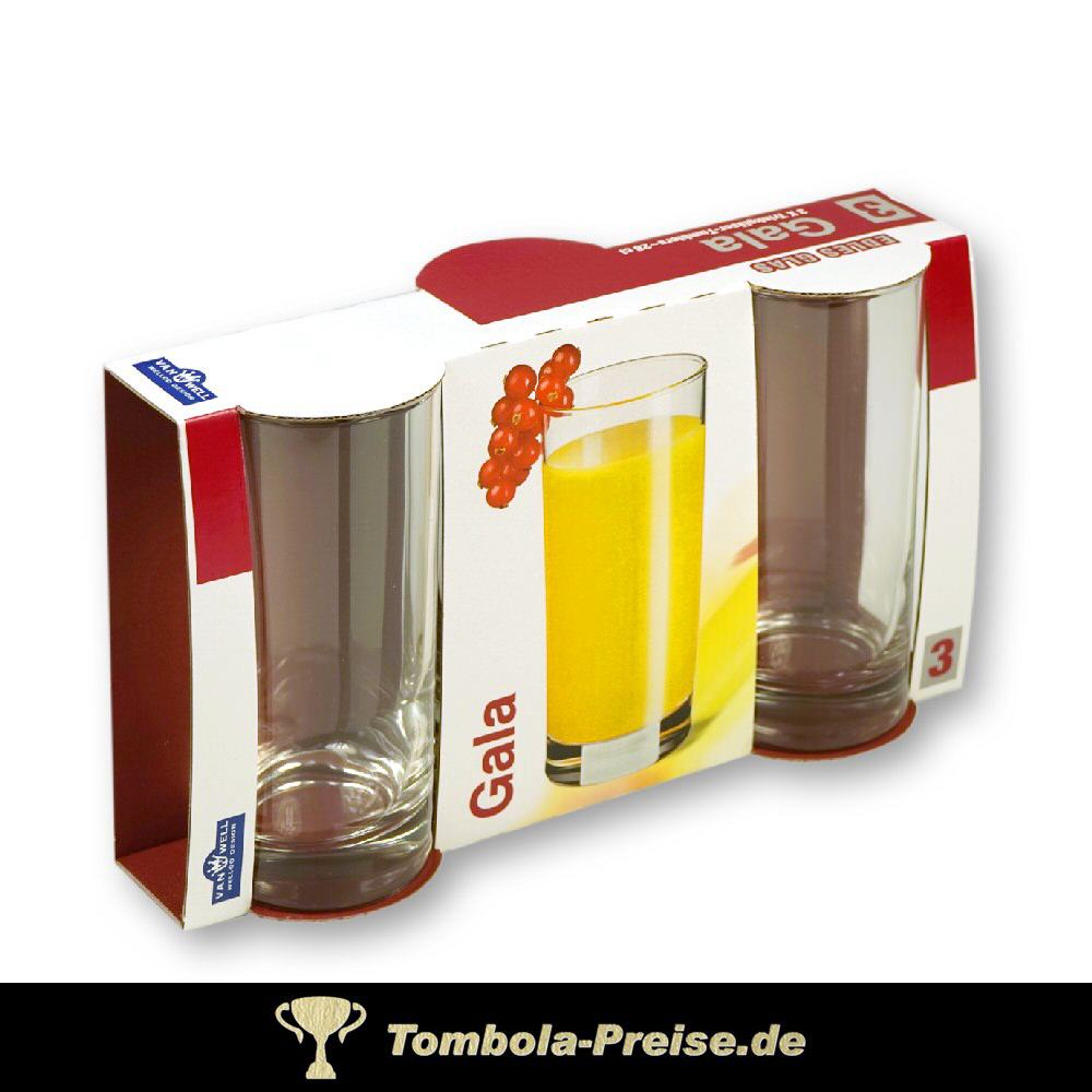 Longdrink-Gläser 3er-Set