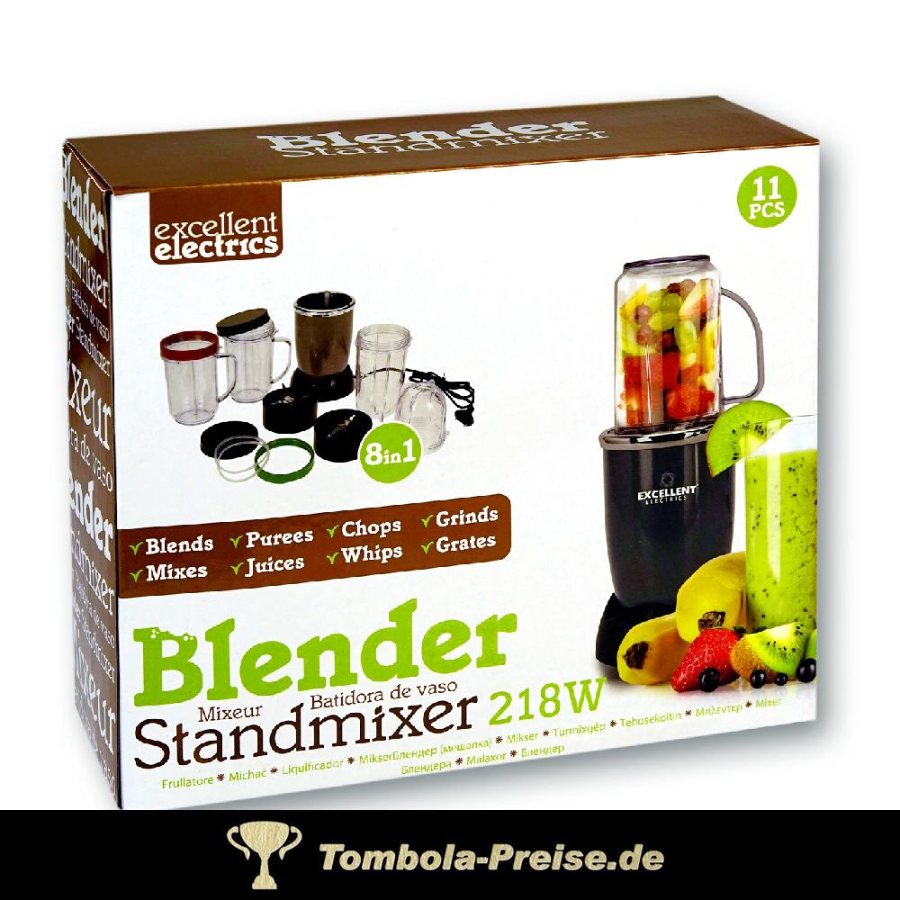 Standmixer-Set 11teilig