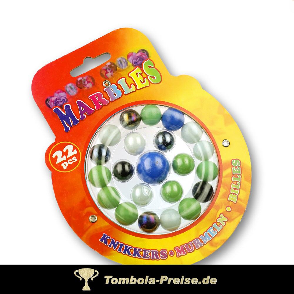 Glasmurmel-Set 22teilig