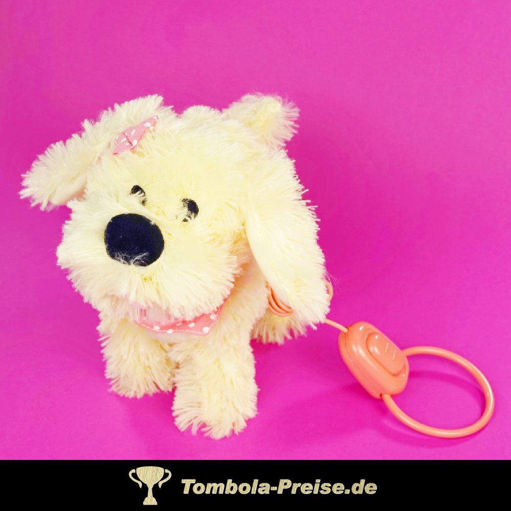 Plüsch-Hund läuft und bellt