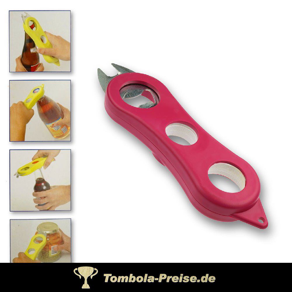 Dosen- und Flaschenöffner 4in1