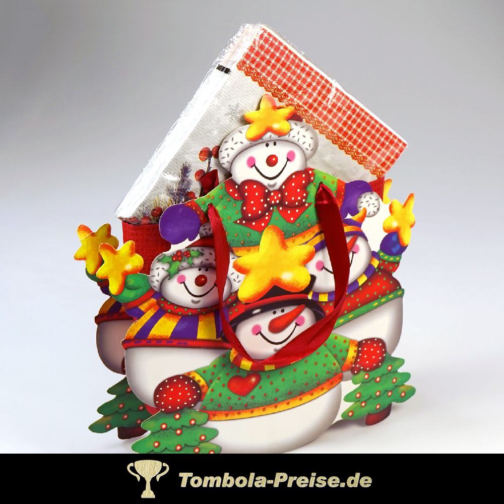 Geschenktüte Weihnachten mit Servietten