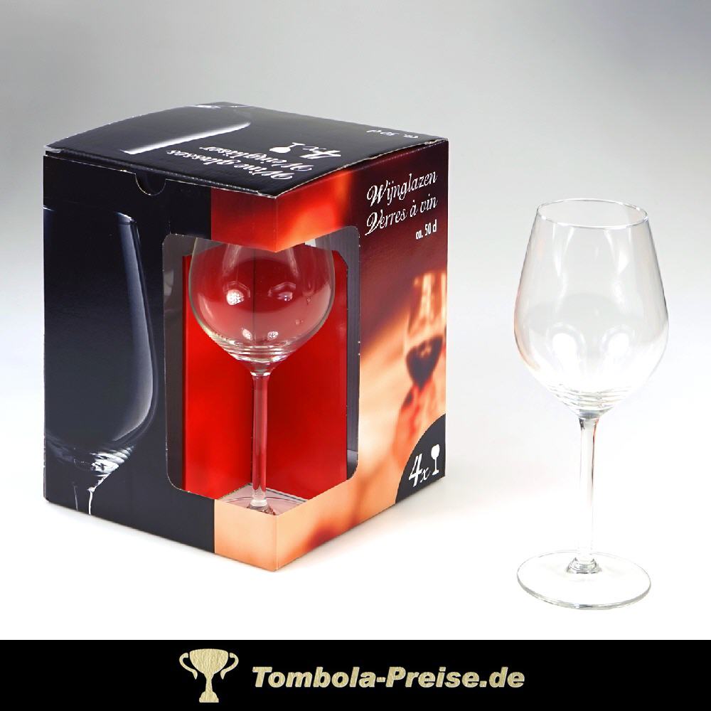 Rotweingläser 4er-Set