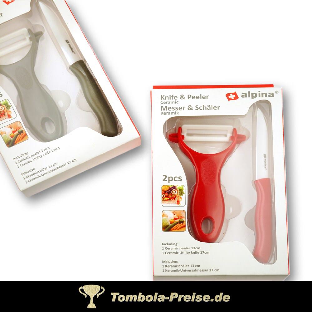 Keramik Schäler und Messer Set