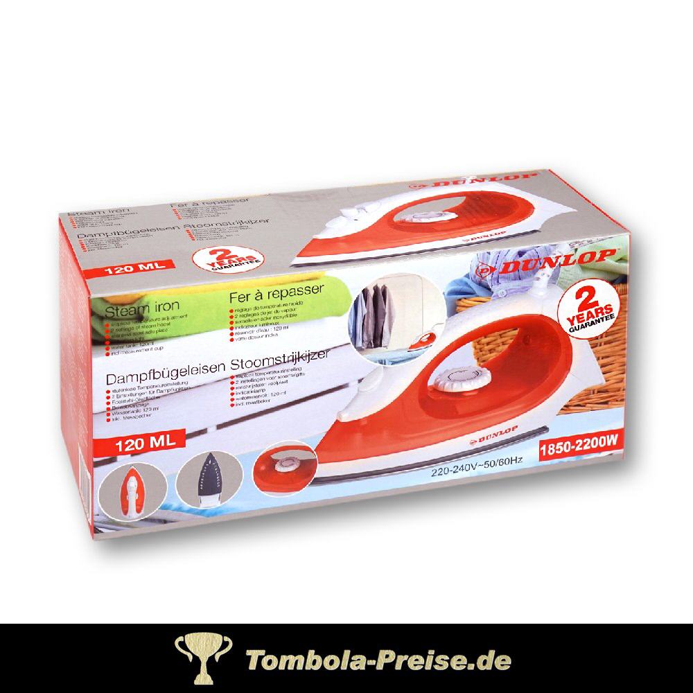 Buntes Dampfbügeleisen