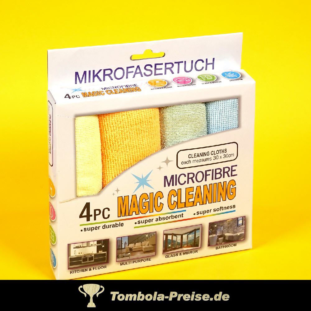 Mikrofaser Reinigungstücher 4er-Set