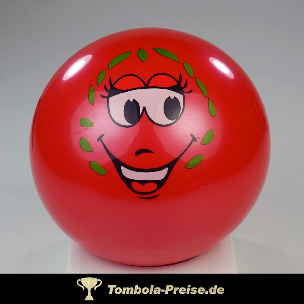 Lachgesicht-Ball rot