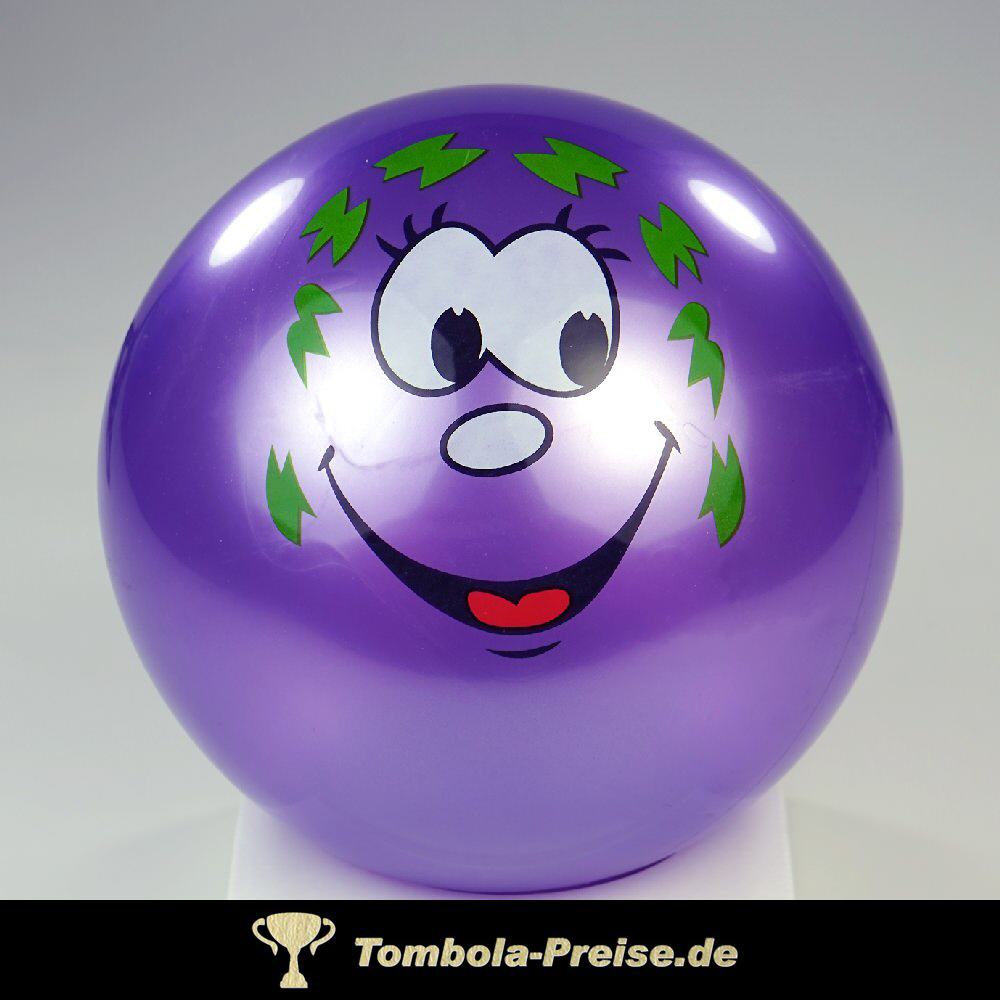 Lachgesicht-Ball lila