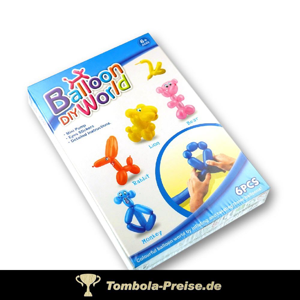 Modellier-Luftballons Set mit Pumpe