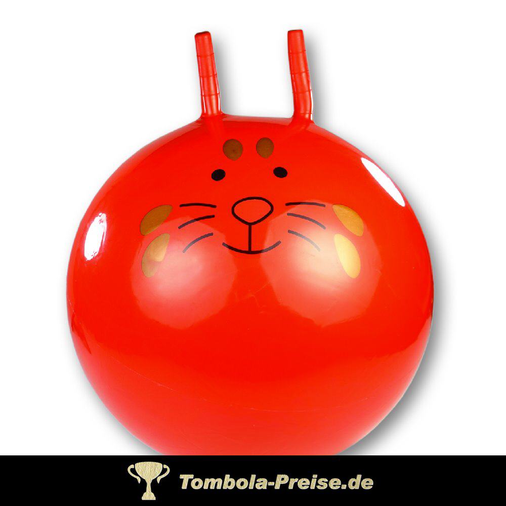 Hüpfball mit Tiergesicht