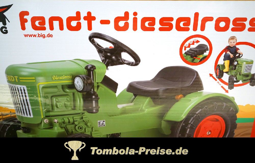TreuePräsent BIG Spielzeug-Traktor Fendt Dieselross