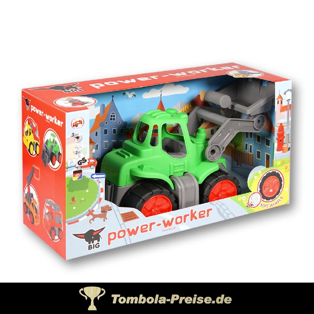 BIG Powerworker Traktor grün