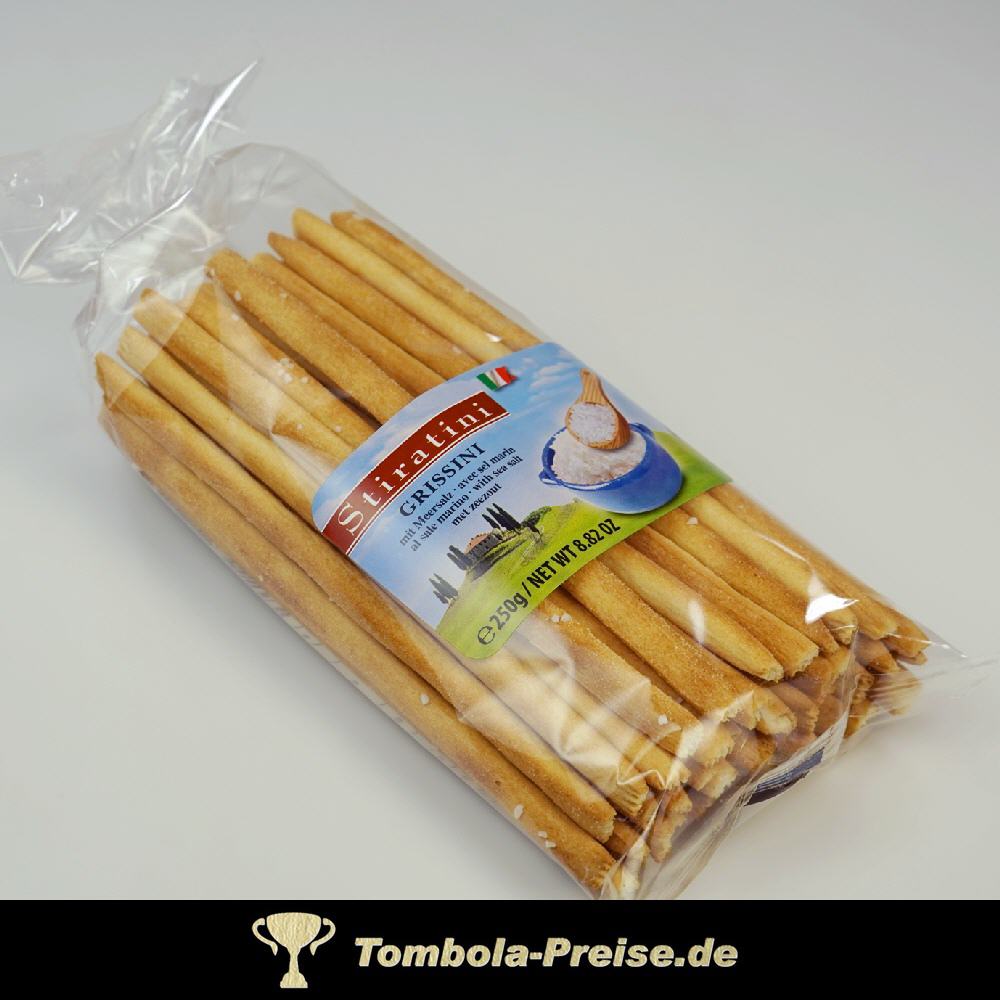 Brotgebäckstangen mit Meersalz