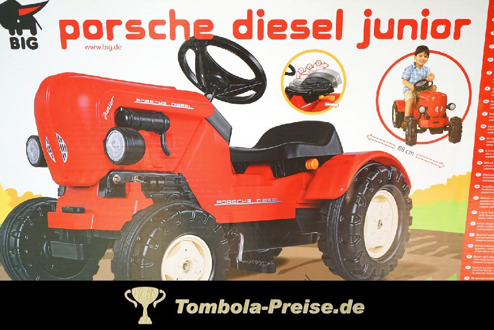 TreuePräsent BIG Spielzeug-Traktor Porsche Diesel Junior