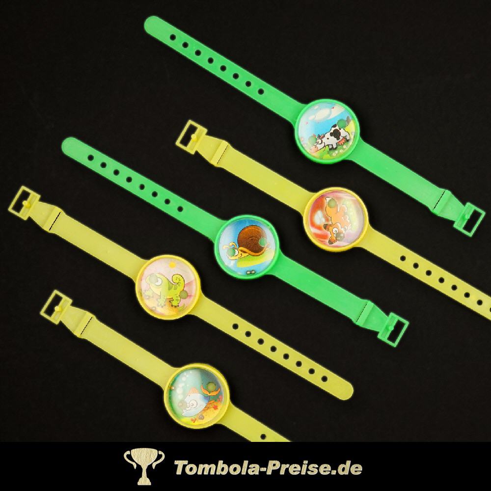 Geduldsspiele im Uhr-Design mit Armband