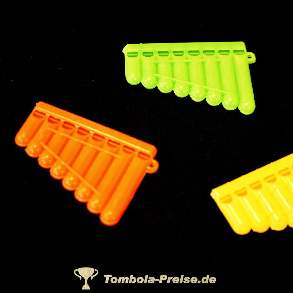 TreuePräsent Mini Panflöte Kunststoff