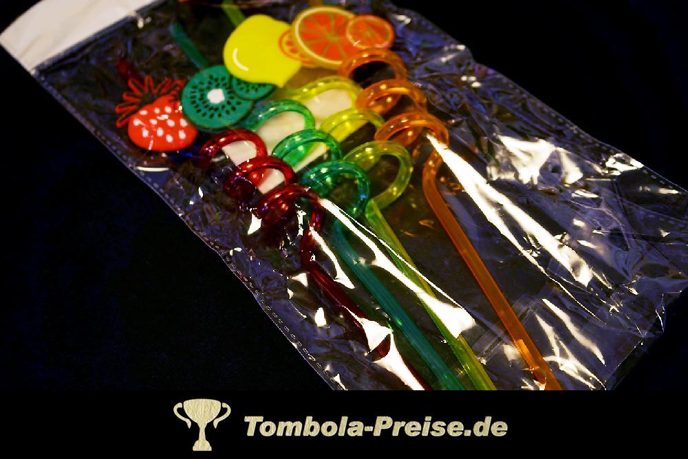 TreuePräsent Trinkhalme Früchte