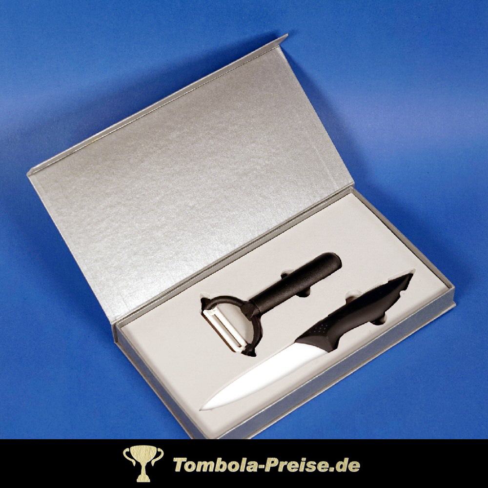 Keramikmesser und Sparschäler Geschenkbox