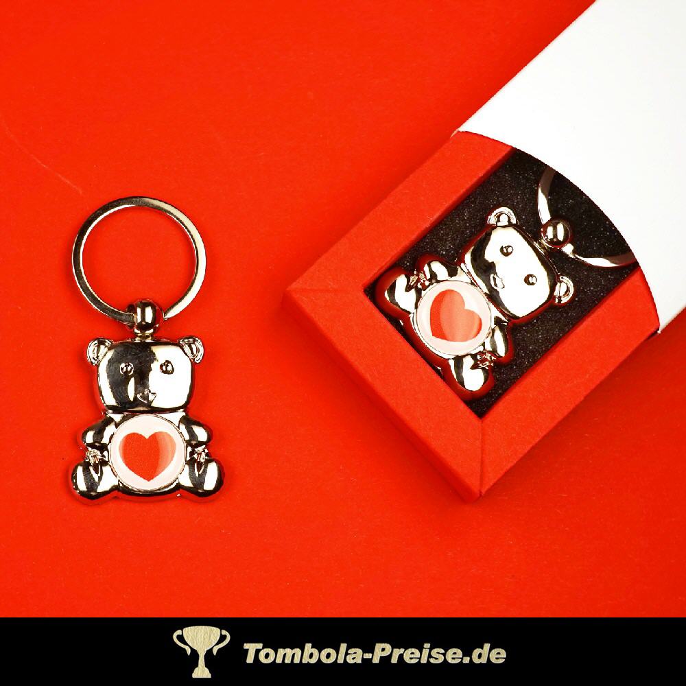 Bär mit Herz Anhänger in Geschenkverpackung