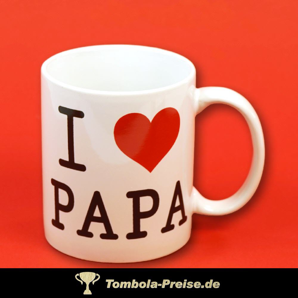 I Love Papa Kaffeebecher