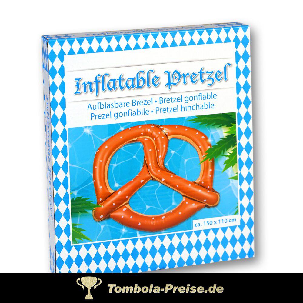 Aufblasbare XXL-Brezel
