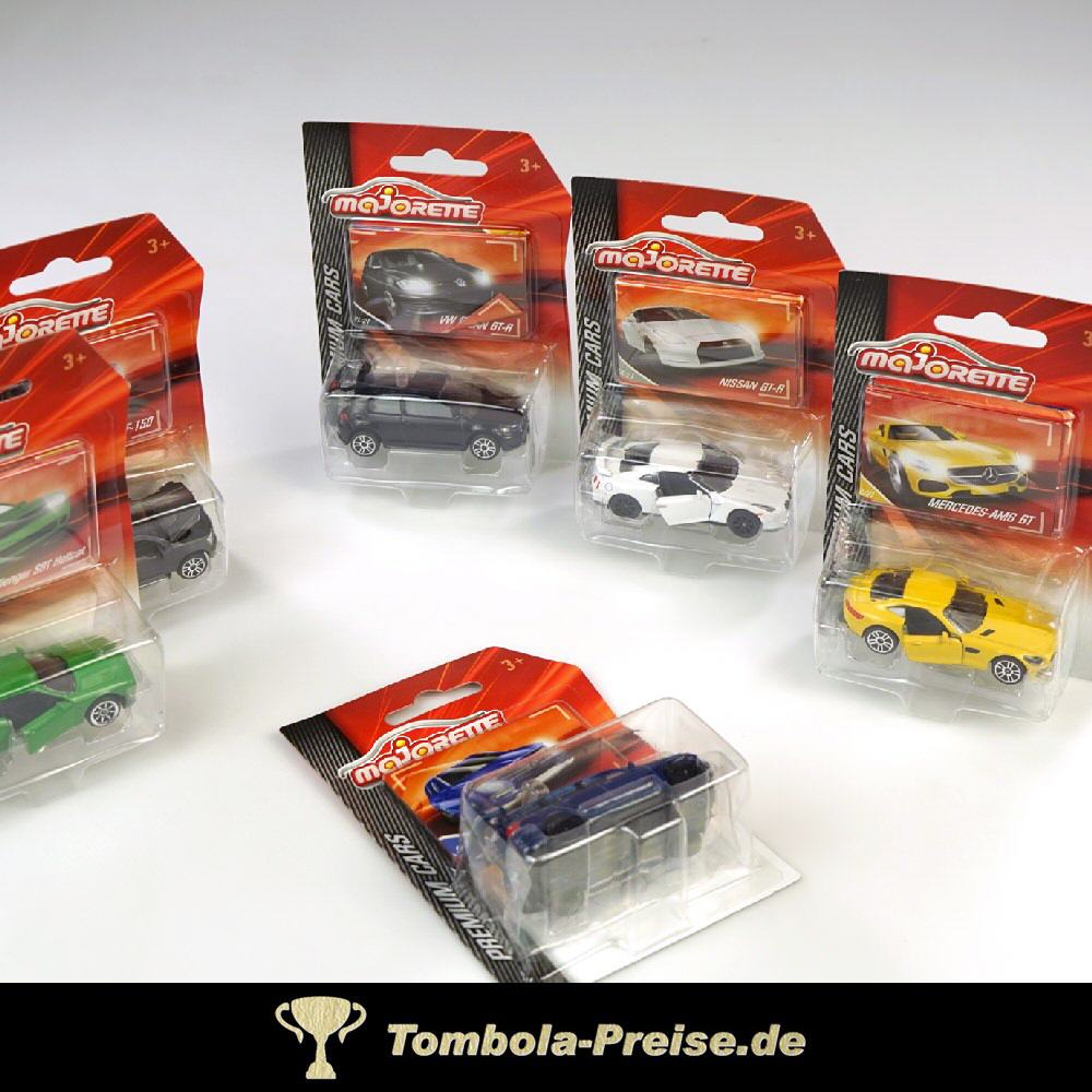 Premium Spielzeugautos sortiert