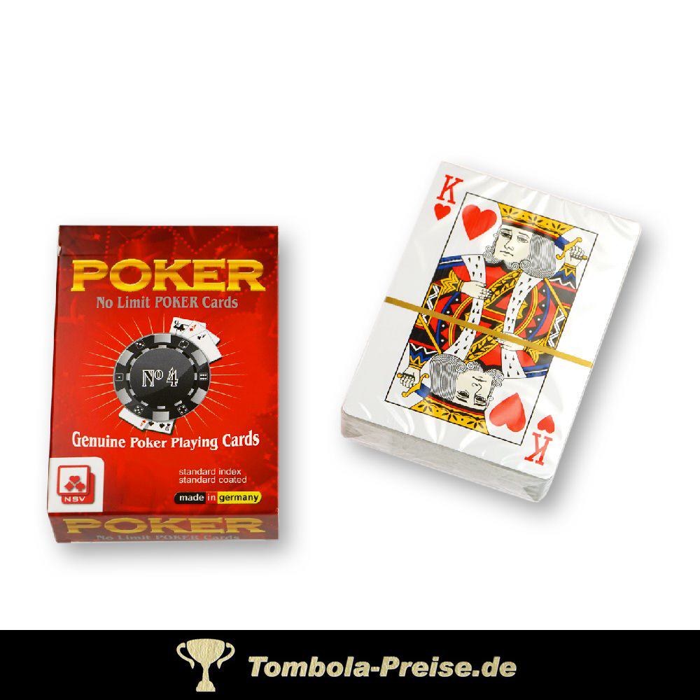 Spielkarten Poker