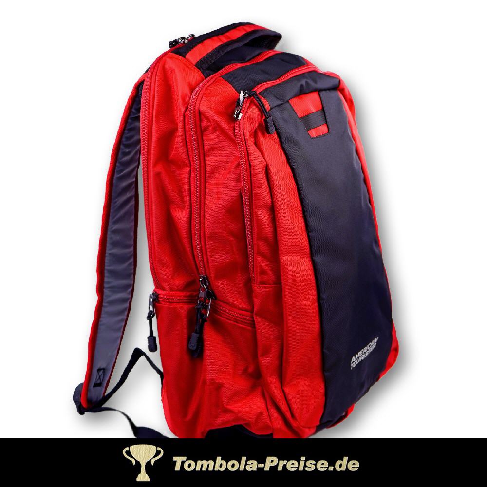 Marken-Rucksack mit Laptopfach rot