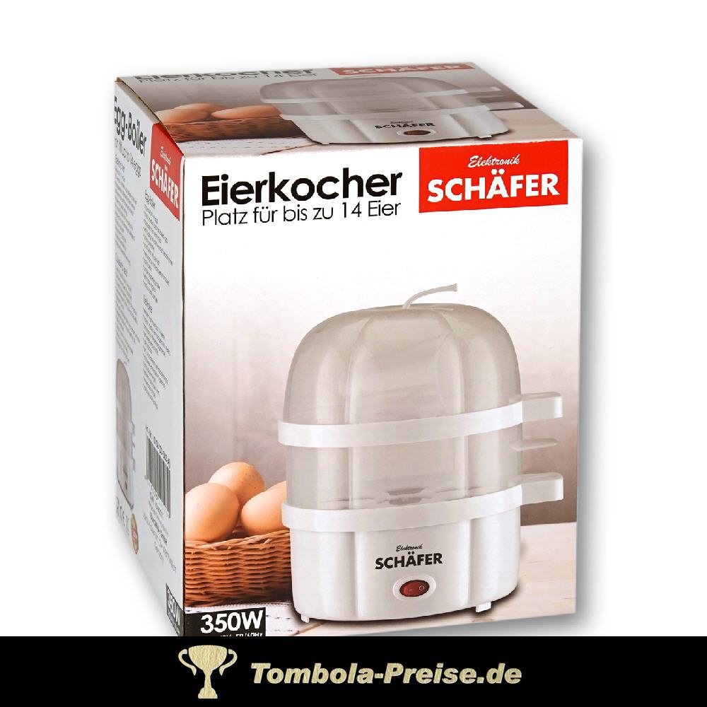 Eierkocher für bis zu 14 Eier