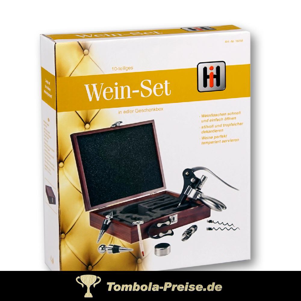 Weinset in Schatulle 10teilig
