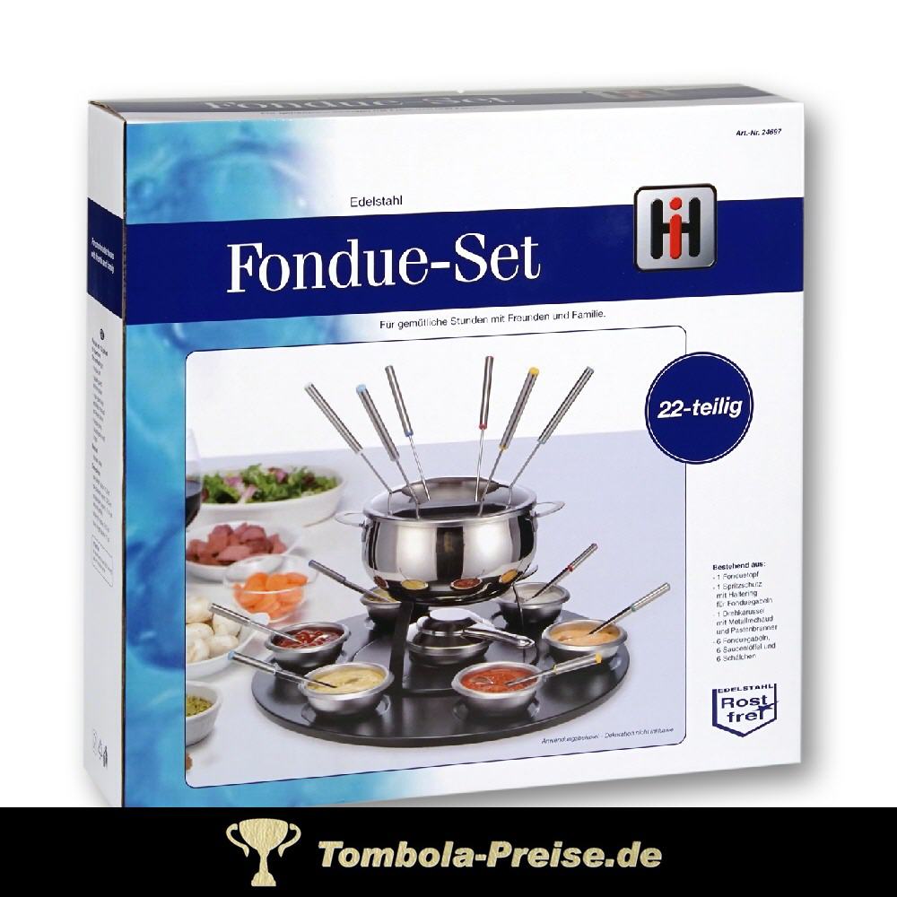22teiliges Fondue-Set
