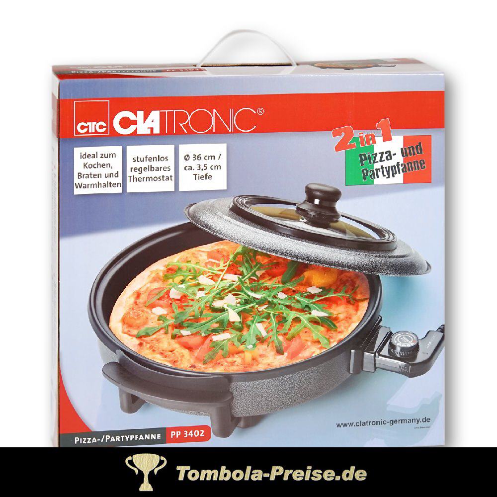 Pizza und Party Pfanne