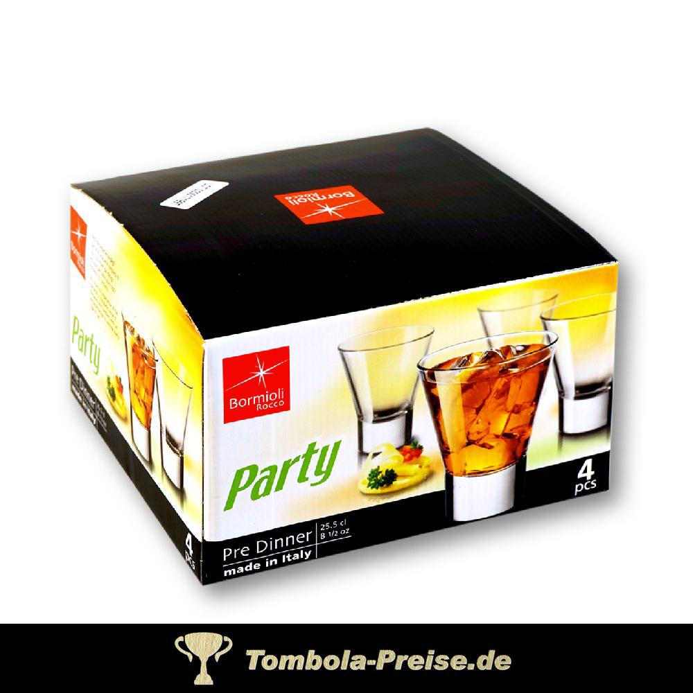 TreuePräsent Party-Gläser-Set 25 cl