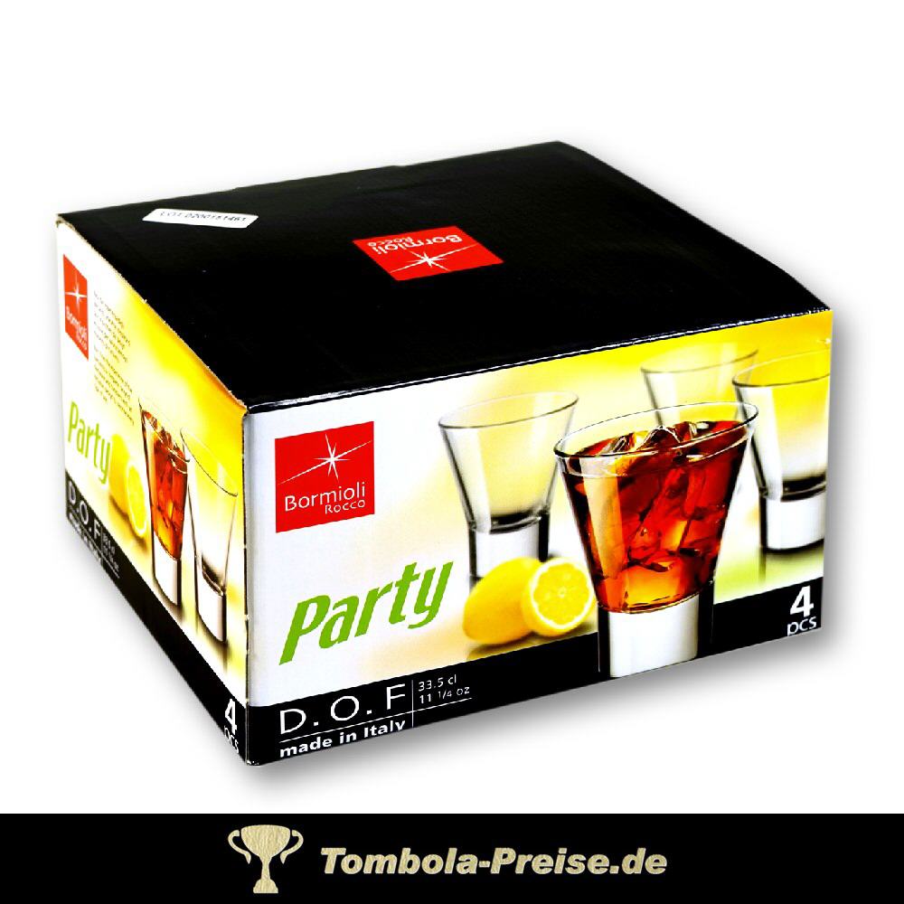 TreuePräsent Party-Gläser-Set 33 cl