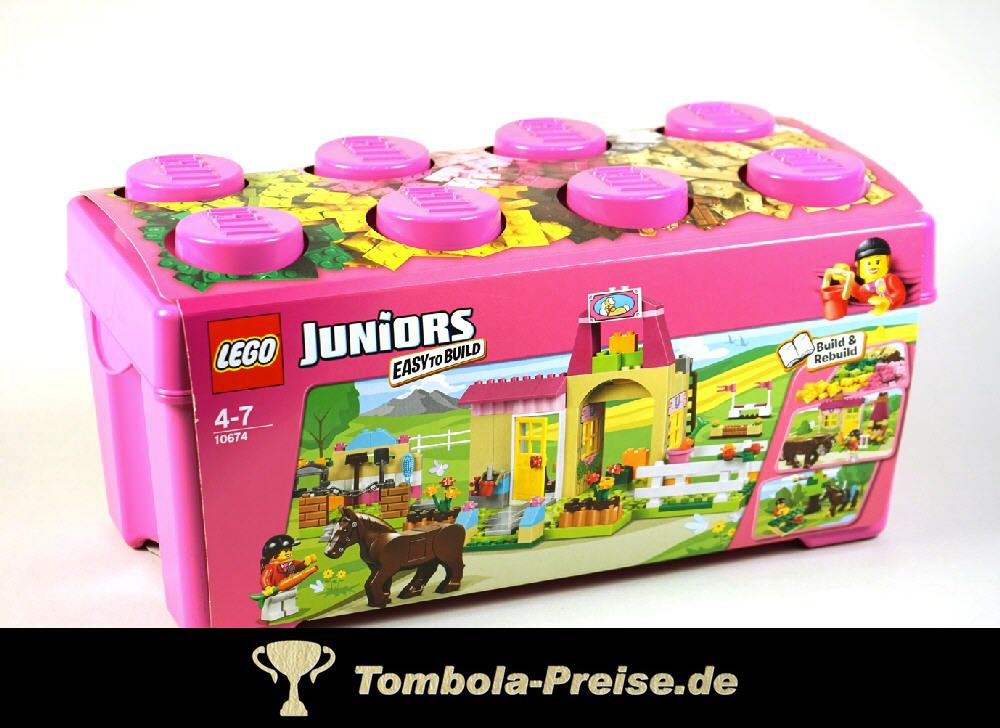 TreuePräsent Lego Juniors Box pink