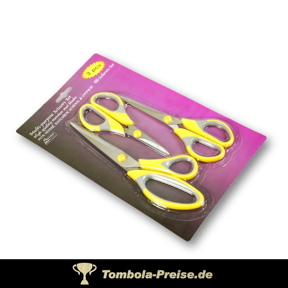 TreuePräsent Scheren Set 3-teilig
