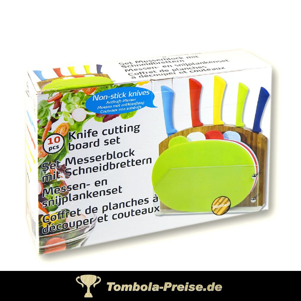 TreuePräsent Messer-Schneidset 10 Teile