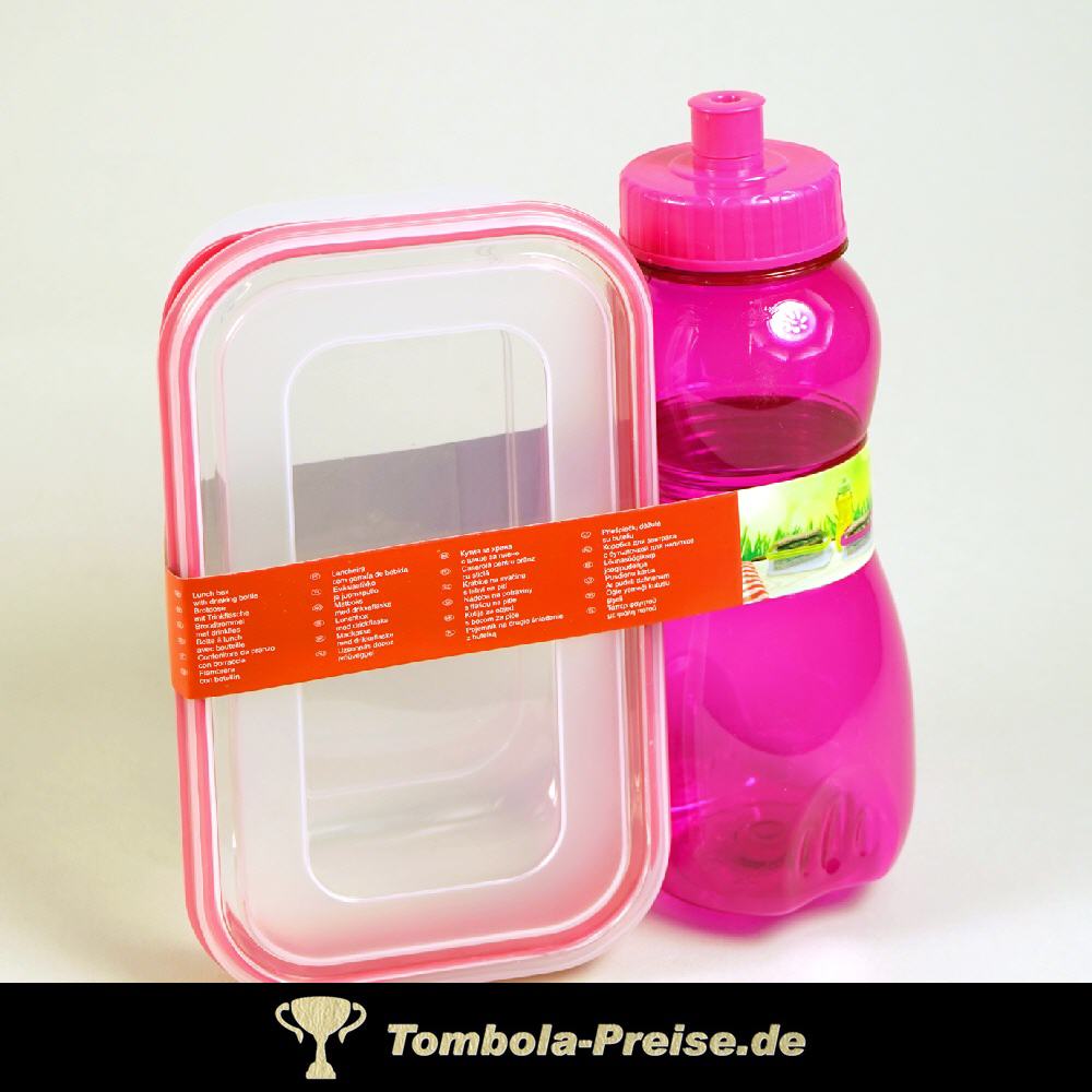 TreuePräsent Set Lunchbox & Trinkflasche