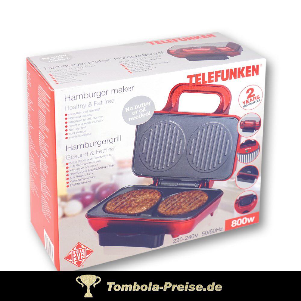 TreuePräsent Hamburgergrill